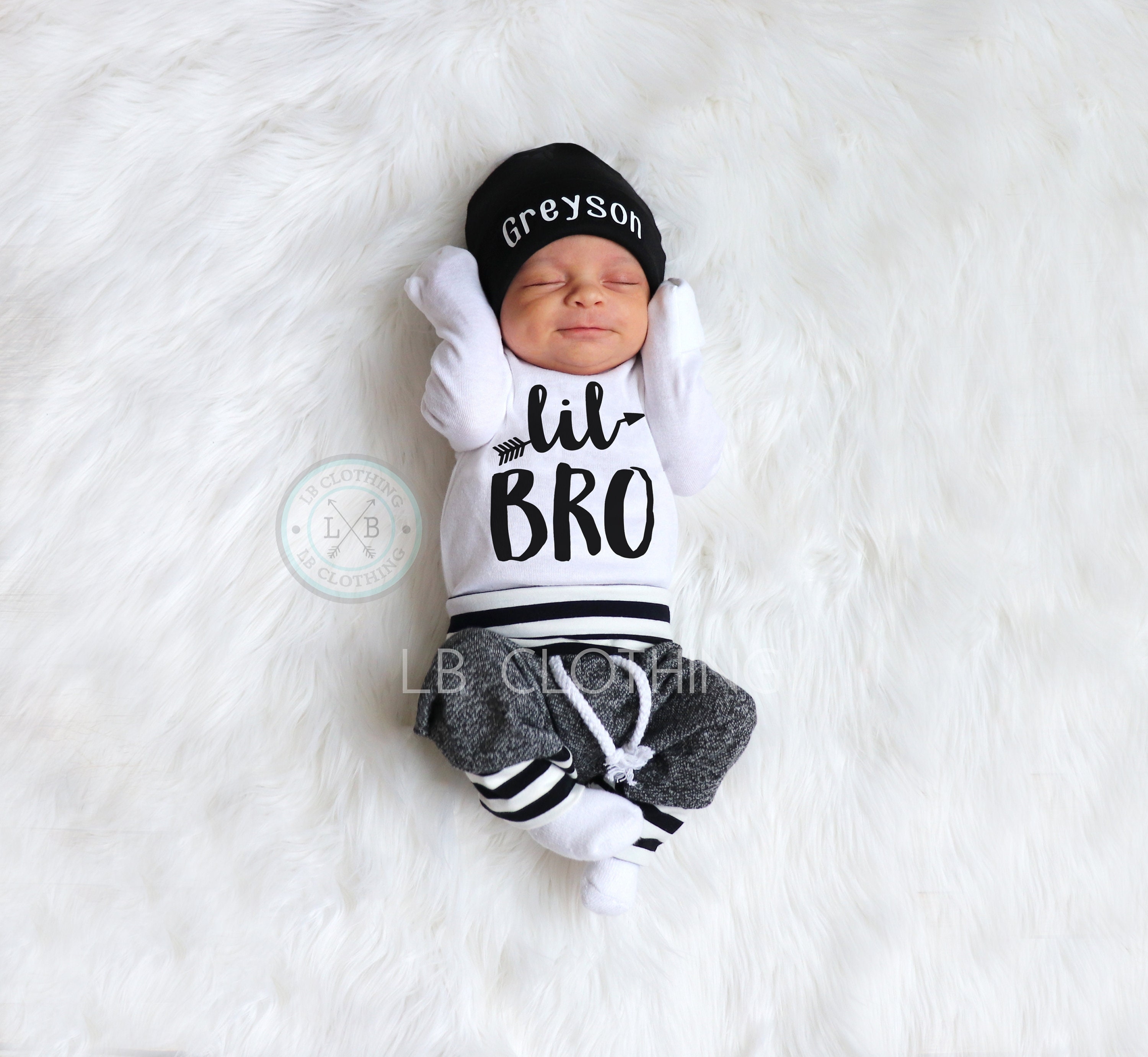 Navy & Black Monogram Hat, Baby Boy Knit Cap, Personalized Gift, Toddler Winter  Beanie, Newborn Photography Prop, Coming Home Outfit - Yahoo Shopping