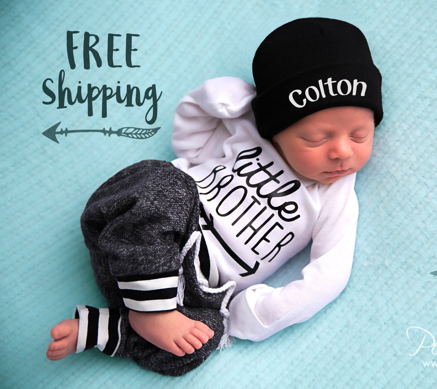 little brother baby outfit