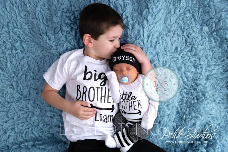 BIG BROTHER, Little brother outfit, Baby Boy Coming Home Outfit, big brother shirt, big brother, little brother outfits, big bro little bro image 1