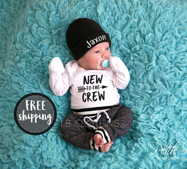 Newborn Boy Coming Home Outfit Baby Boy Take Home Outfit Etsy