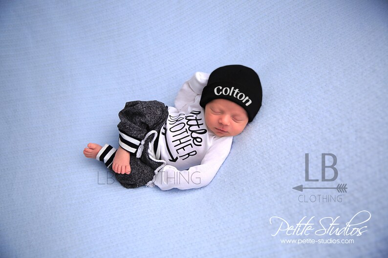 little brother baby outfit