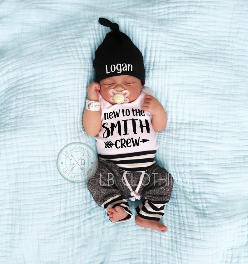 Baby Boy Coming Home Outfit. Spring Summer. Newborn Etsy