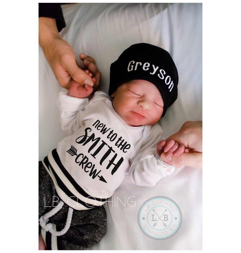 Baby Boy Coming Home Outfit Newborn Boy Coming Home Outfit Baby Boy Clothes Personalized Newborn Outfit Baby Boy Outfits Newborn Boy