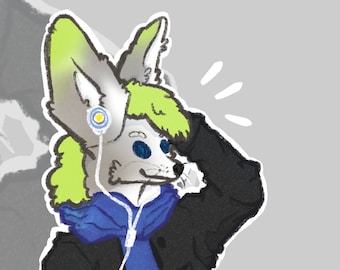 Fennekvos anthro furry adoptable vulpine