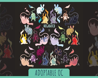 Adoptable Adopteert Konijntjes met lange staart Verwilderde Harige Adoptables