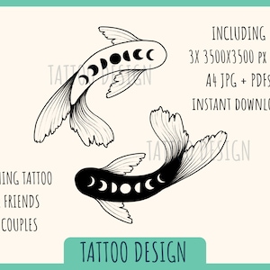 Passendes Tattoomotiv - Koi Karpfen