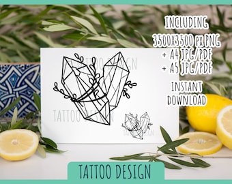 Tattoo design - instant download