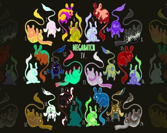 Megabatch IV: geadopteerde konijnen met lange staart Feral Furry Adoptables