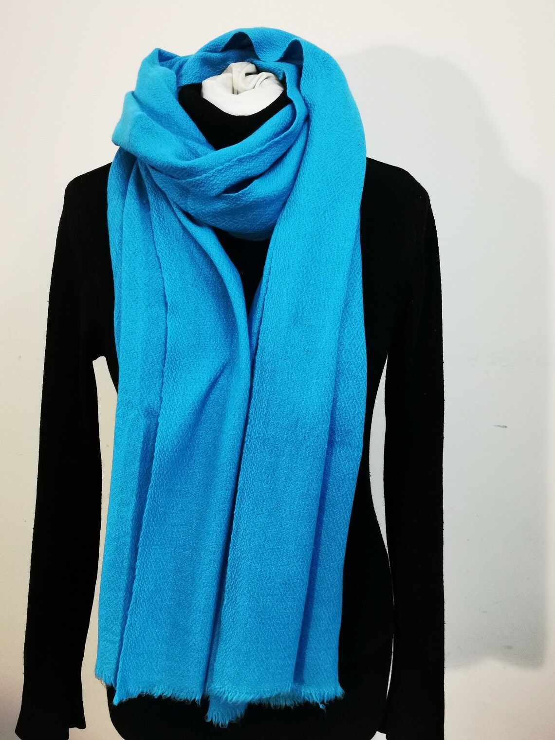 100 hand knitted Cashmere scarves 8 ply. Etsy