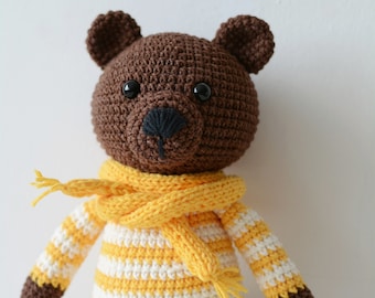 plush teddy bear for boy, cuddly toy for newborn, nursery ideas for girl, stuffed animal for baby shower present, cute welcome baby gift