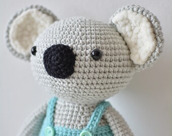 poupée koala au crochet, koala en peluche, cadeaux koala pour enfants, idées cadeaux de baby shower, joli jouet koala, petit jouet koala, koala doux en peluche