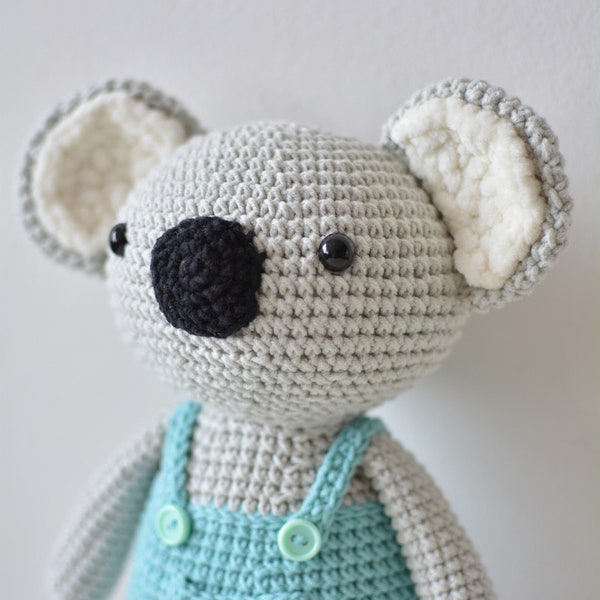 crochet koala bear doll, koala plush bear, koala gifts for kids, babyshower gift ideas, cute koala toy, little koala toy, plush soft koala