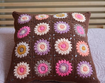 cushion case for sofa in living room, decorative throw pillow, autumn cozy accent for bedroom, housewarming gift for first home