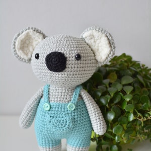 Gehaakte koalabeer pop, koala pluche beer, koala cadeaus voor kinderen, babyshower cadeau-ideeën, schattig koala speelgoed, kleine koala speelgoed, pluche zachte koala afbeelding 3