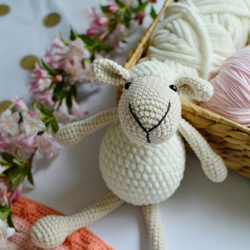 Handmade Crochet Sheep Toy