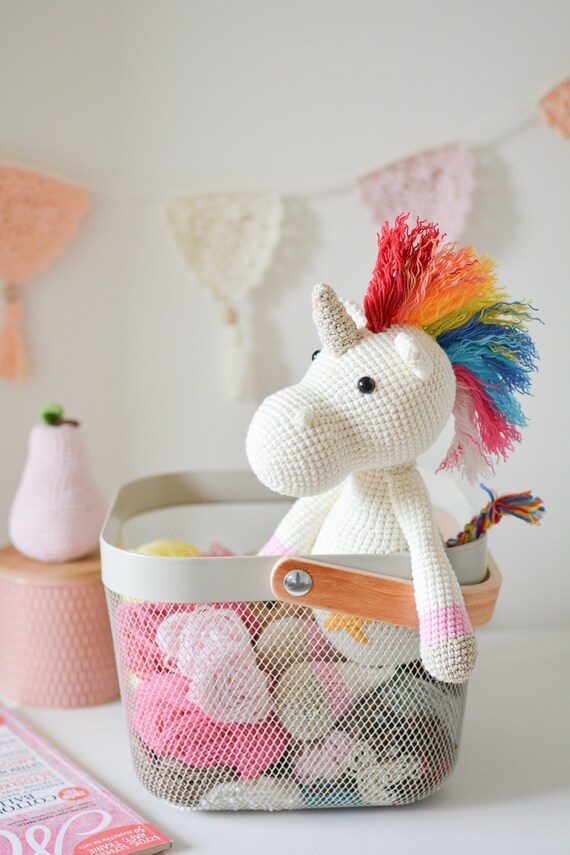 Bolso Orejas Unicornio Crochet Unicornios Para Niñas Lindo