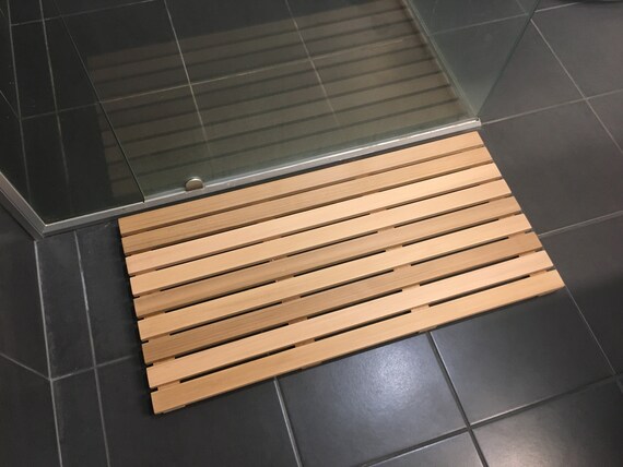 Cedar Shower Mat Etsy
