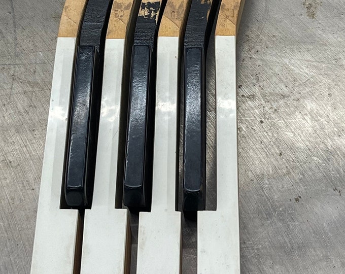 7 Antique Piano Keys Etsy
