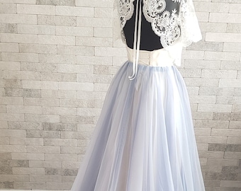 Blush Blue Ombre Wedding Dress: Bohemian Tulle Bridal Separates - Etsy Blush Blue Ombre Wedding Dress: Bohemian Tulle Bridal Separates - Etsy