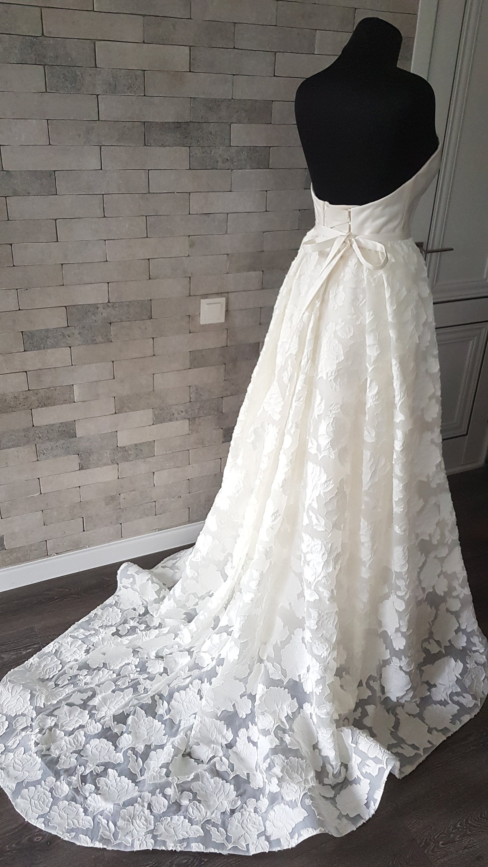 Beaded Silk Organza Shift Dress