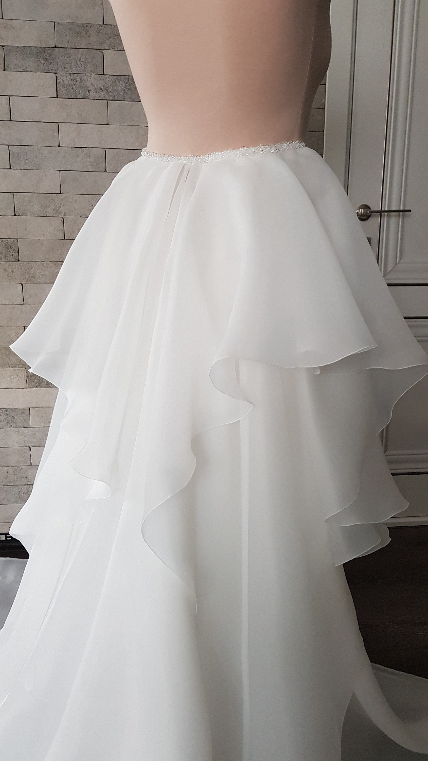 removable overskirt