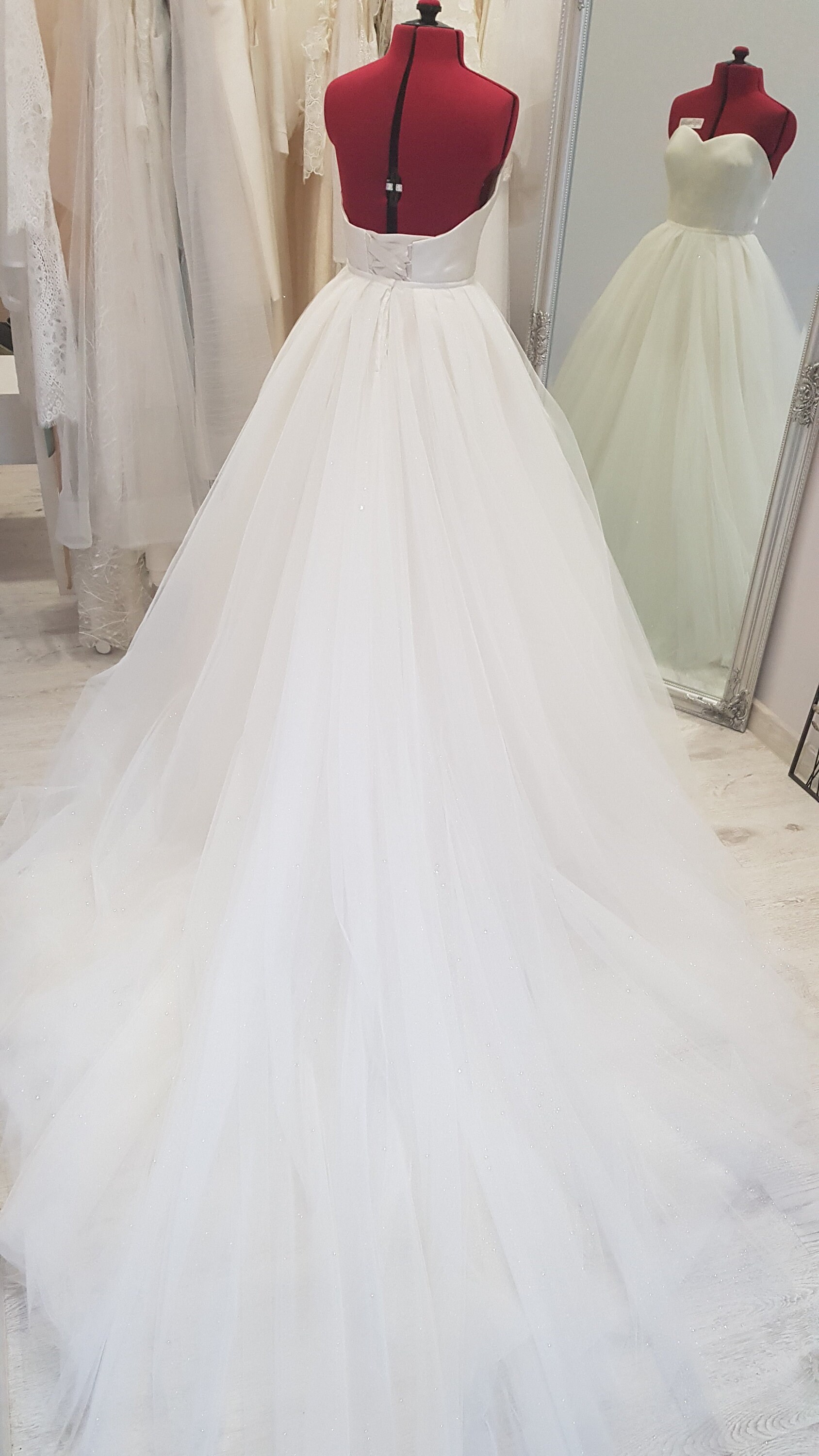 removable wedding skirt