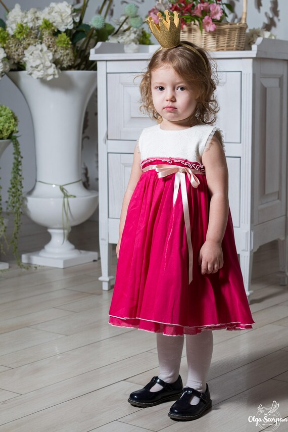 Flower Girls Dress Flower Girl Dresses Party Dress for Girls Special Occasion Girls Dress Princess Dress for Girls White Ivory Pink. Etsy Canada