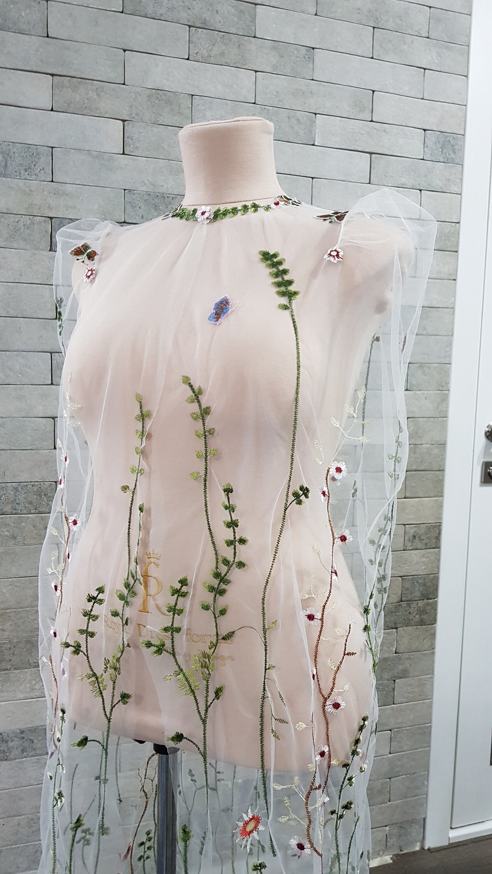 Flower wedding cape floral cape secret garden wildflower Etsy