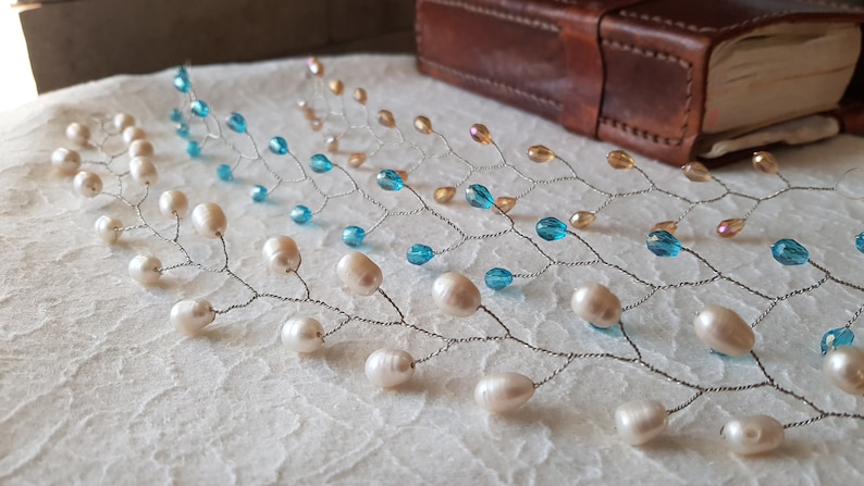 bridal accessories bridal vine bridal headpiece wreath More colors- crystals wedding hair vine bridesmaid hair accessories wedding vine
