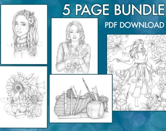 5 Page Bundle #2 Emily Illustrator PDF Download