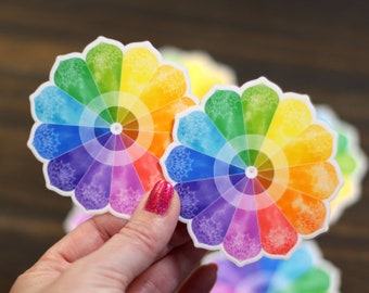 3in Color Wheel Sticker