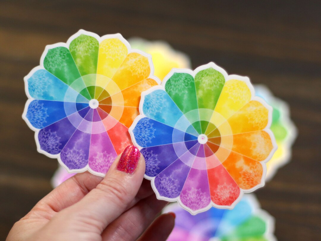 3in Color Wheel Sticker - Etsy Australia