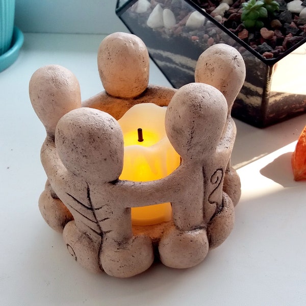 Circle of Friends Candle Holder Etsy UK