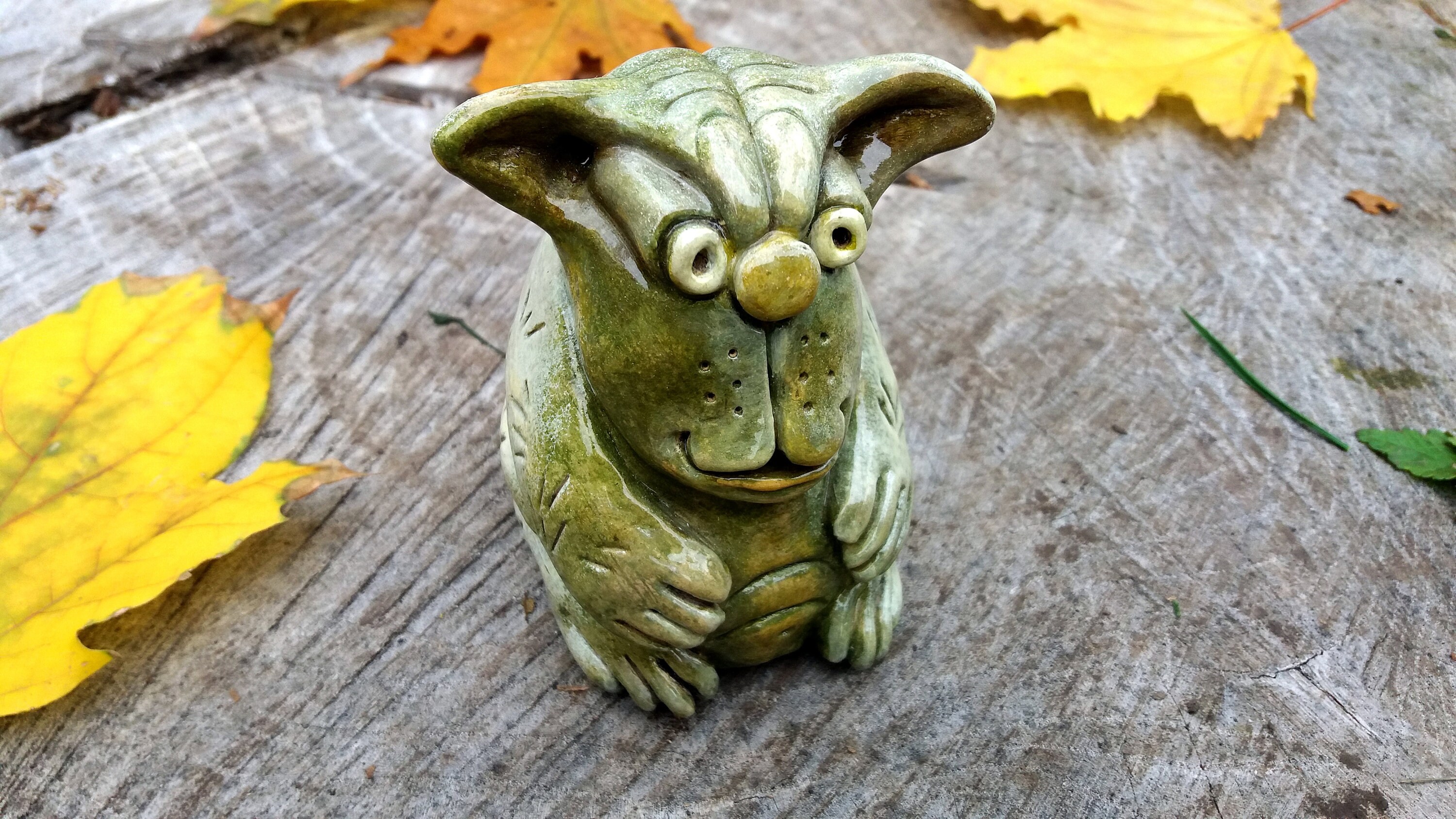 Ceramic monster Clay monster Monster ceramic figurine Etsy