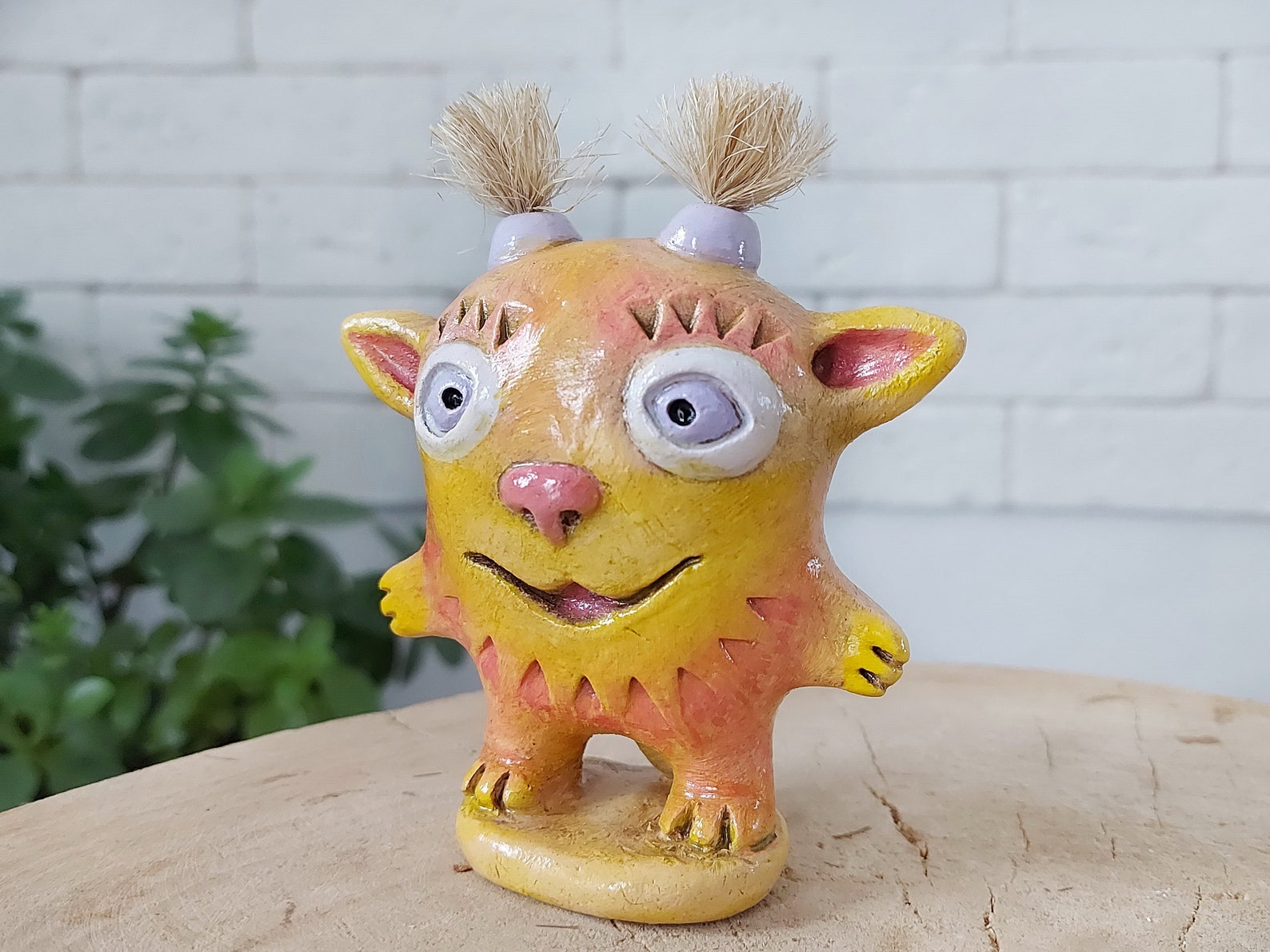 Ceramic Monster Ceramic Fantasy Creature Cute Monster Ceramic Etsy