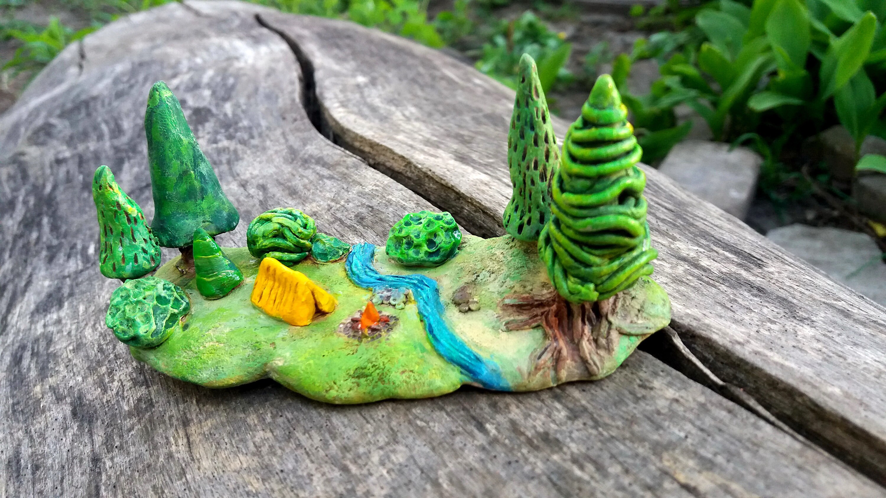 Ceramic trees Ceramic miniature Ceramic forest Ceramic nature Etsy
