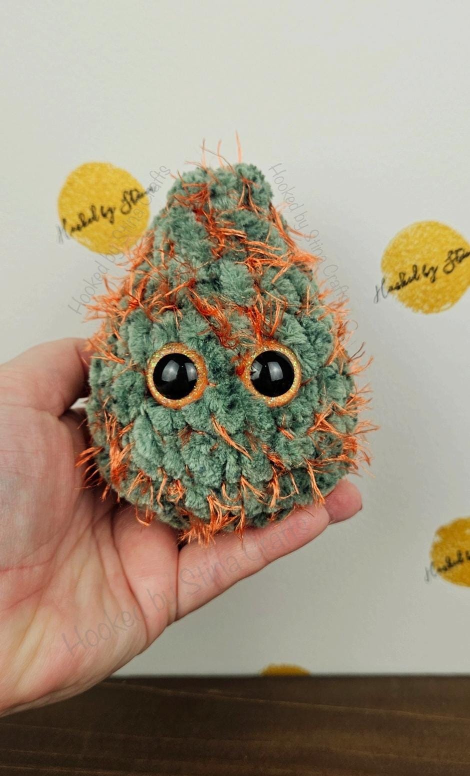 Strain Weed Nugget Plushie, Crochet Nugs, Smoke Station Decor, 420