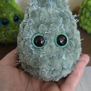 Strain Weed Nugget Plushie, Crochet Nugs, Smoke Station Decor, 420 Friends, Gift for Smoker, Marijuana, Stoner Accessories, Birthday Gift image 7
