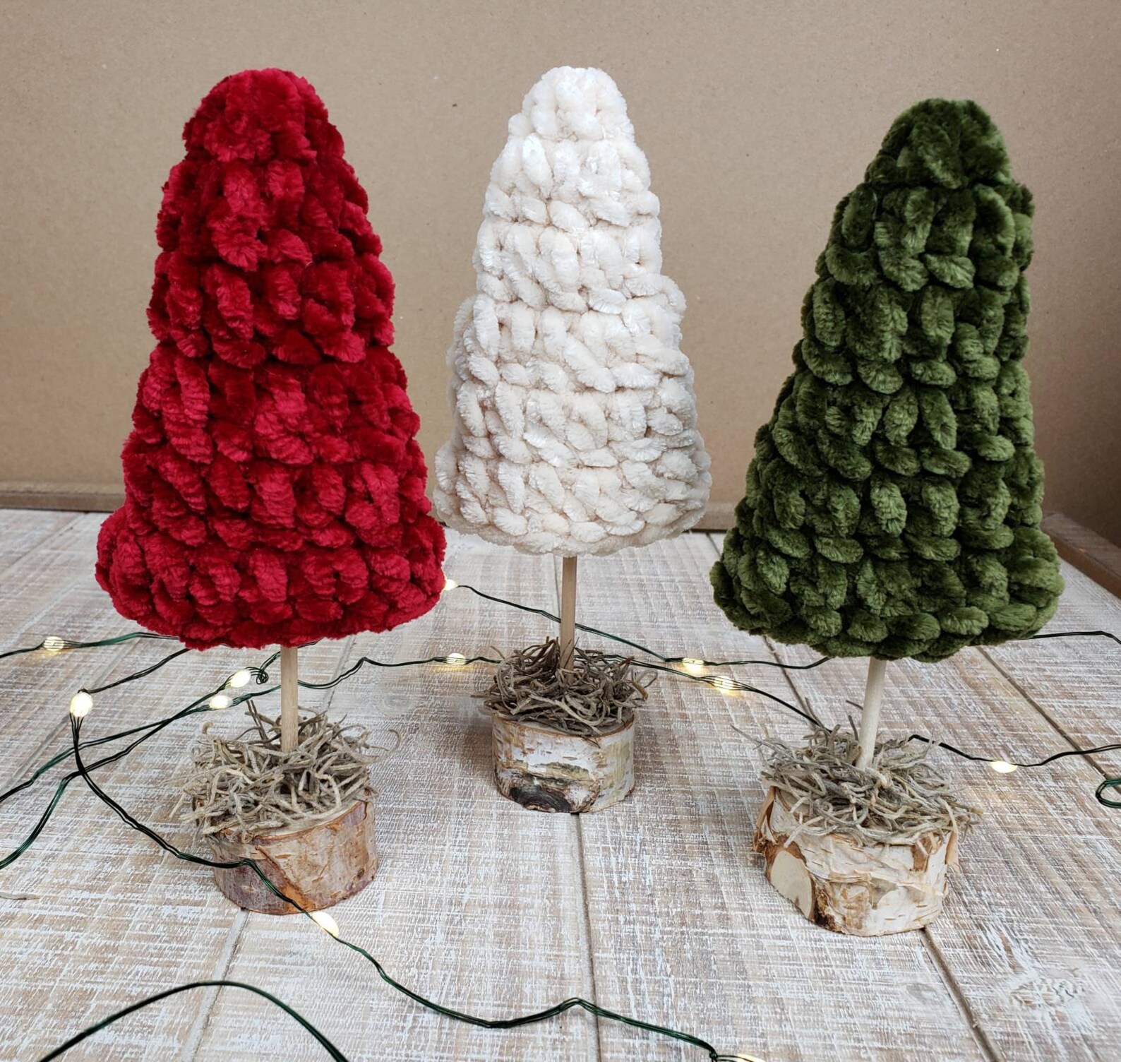 Velvet Christmas Tree Rustic Christmas Tree Christmas Etsy
