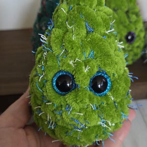 Strain Weed Nugget Plushie, Crochet Nugs, Smoke Station Decor, 420 Friends, Gift for Smoker, Marijuana, Stoner Accessories, Birthday Gift image 5