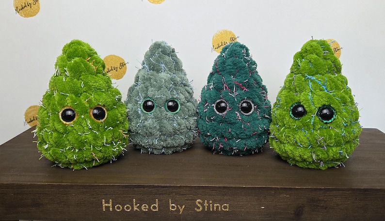 Strain Weed Nugget Plushie, Crochet Nugs, Smoke Station Decor, 420 Friends, Gift for Smoker, Marijuana, Stoner Accessories, Birthday Gift image 2