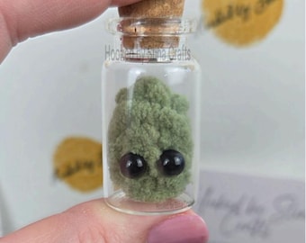 Adopt a Micro Weed Nugget Plushie, Nug in Jar, 420, Marijuana, Stoner Accessories, April 20th Gift, Pothead, Birthday Present, Smoke Station