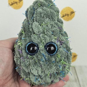 Strain Weed Nugget Plushie, Crochet Nugs, Smoke Station Decor, 420 Friends, Gift for Smoker, Marijuana, Stoner Accessories, Birthday Gift image 4