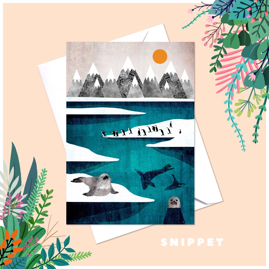 Arctic Greetings Card Cards Birthday Birthday Cards - Etsy