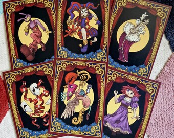 The Amazing Digital Circus - Medieval-style Postcards