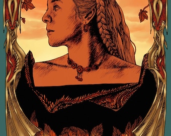 Rhaenyra Targaryen - A4/A5 Art Print