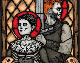 One Flesh One End - The Locked Tomb A4/A5 Art Print