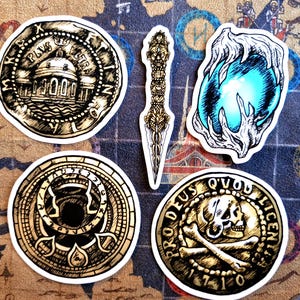 Conjunto de adesivos Uncharted
