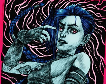 Jinx - A4/A5 Art Print