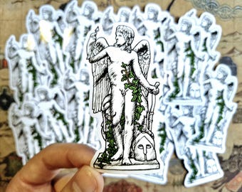 Cupid Triumphant - Statue Sticker